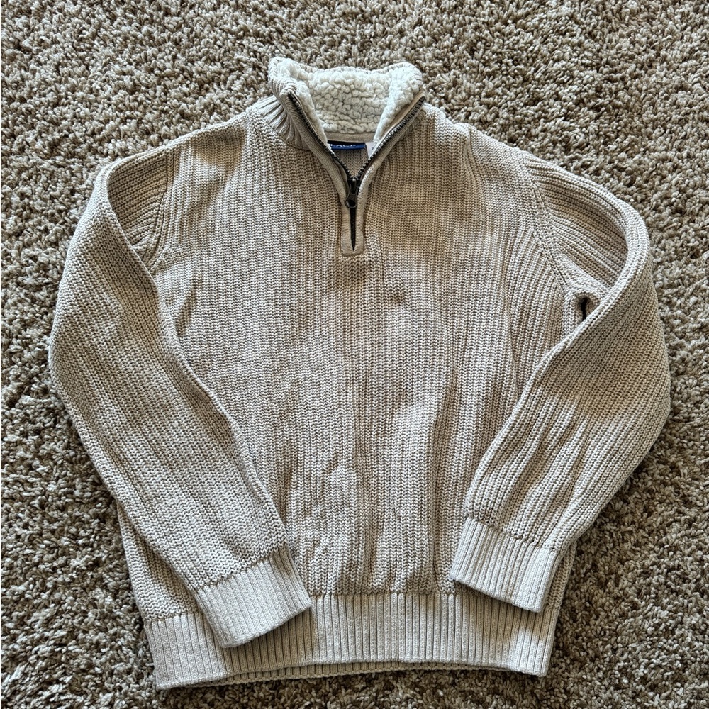 Boys cream Children’s Place sweater, size 7/8